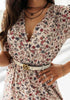 Elegant Floral V Neck Maxi Dress for Women ATHLEXES