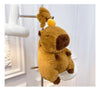 Kawaii Capybara Plush Backpack for Kids ATHLEXES