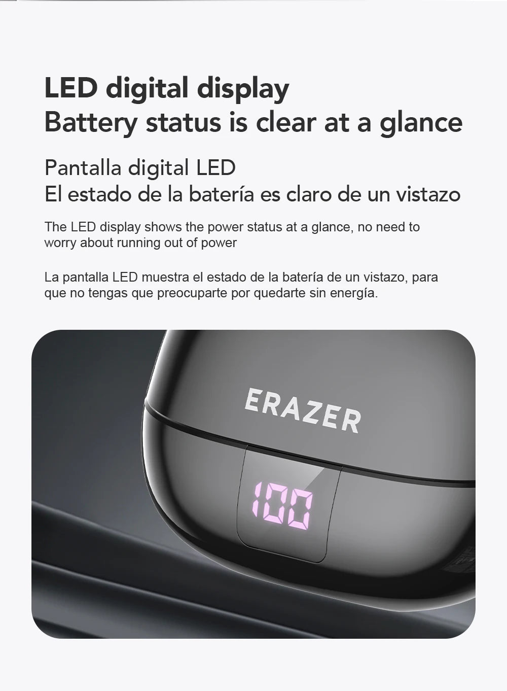 ERAZER XT66PRO Smart Bluetooth Earbuds with Translator ATHLEXES