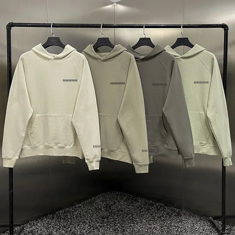 Urban Luxe Reflective Logo Hoodie for Men ATHLEXES