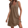 Summer Breeze Plus Size Pocket T-Shirt Dress ATHLEXES
