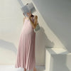 LuxeFlow Chiffon Maternity Dress ATHLEXES
