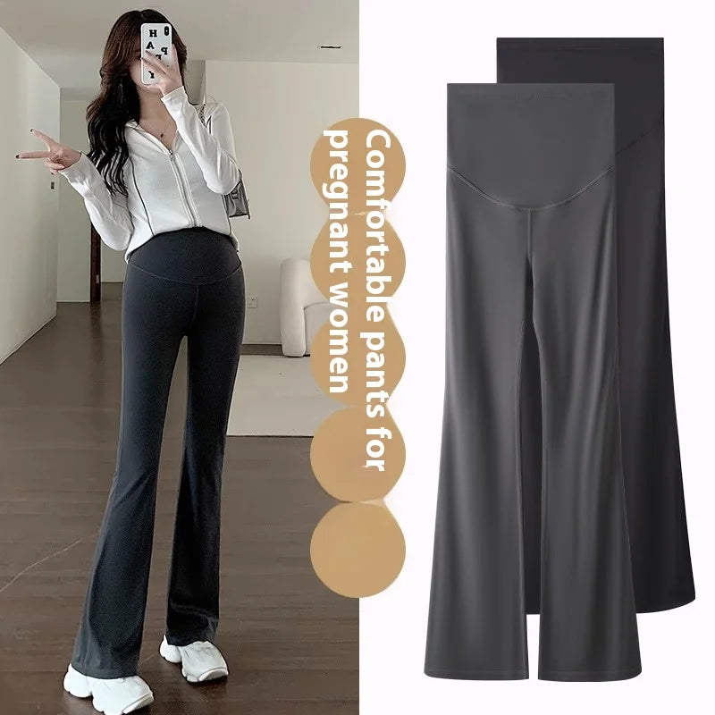 BellyComfort Flare Maternity Yoga Pants ATHLEXES
