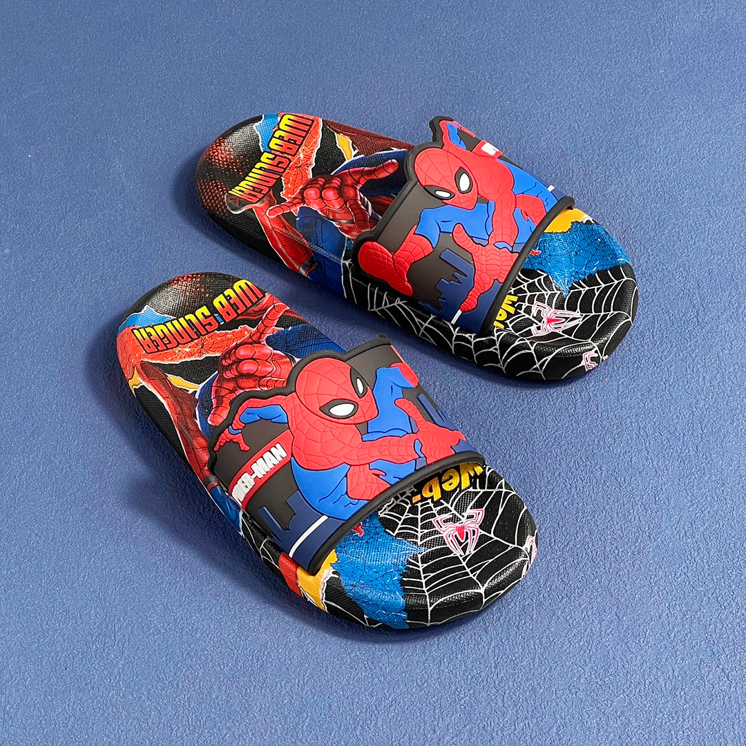 Superhero Cartoon Toddler Slide Sandals ATHLEXES