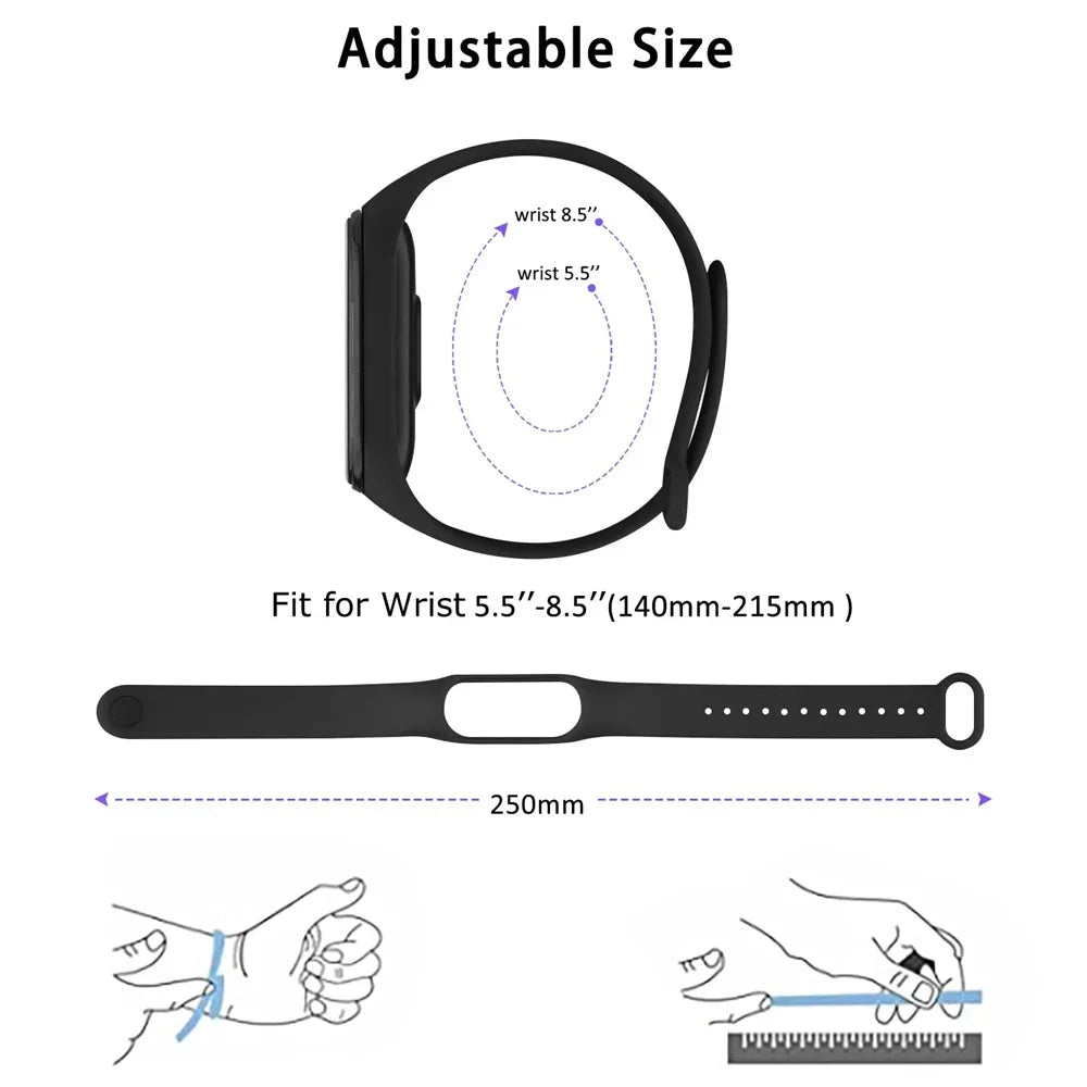 Xiaomi Mi Band Silicone Sport Watch Strap ATHLEXES