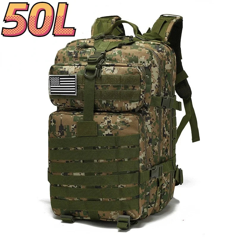 30L/50L 1000D Nylon Waterproof Trekking Bag Backpack ATHLEXES
