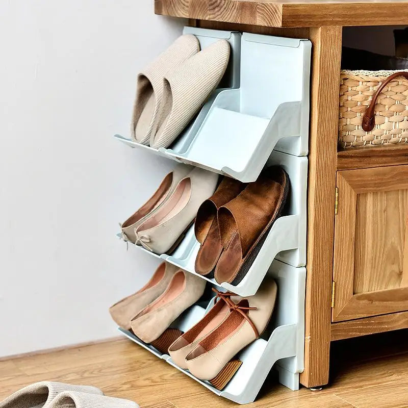 SleekStack Multi-Layer Shoe Rack Organizer ATHLEXES