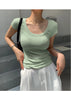 AOSSVIAO 100% Cotton Womenâ??s Slim Fit Tees ATHLEXES