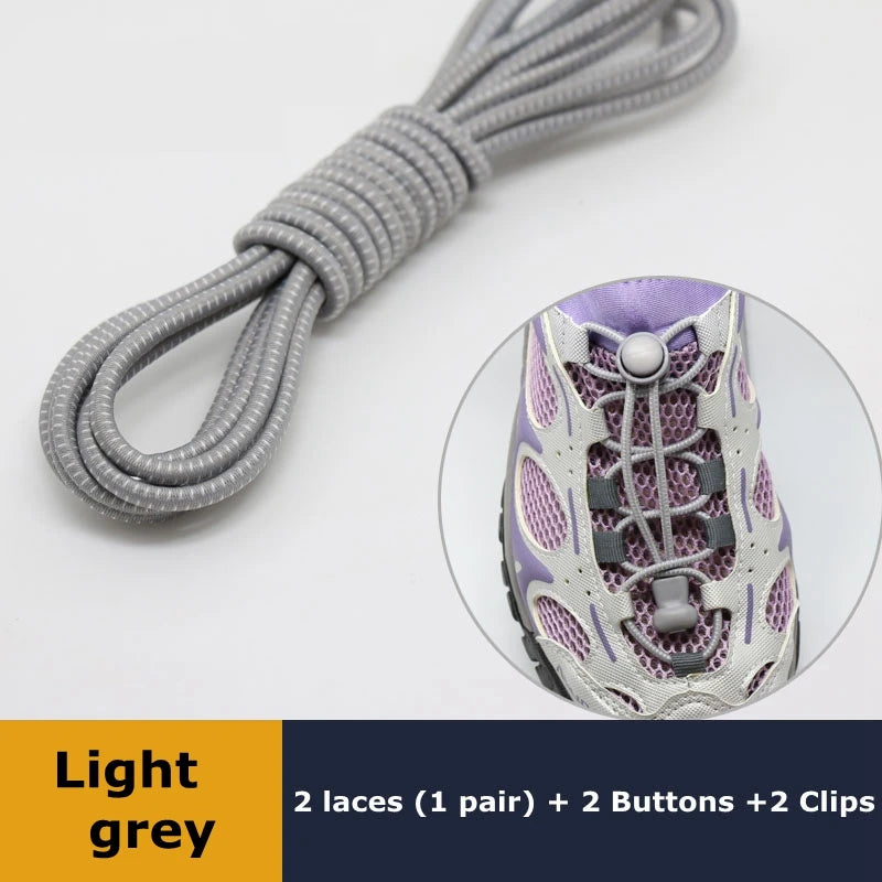 LazyLace No Tie Elastic Shoelaces - 1 Pair Stretch Fit ATHLEXES