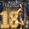 Radiant 4FT DIY Light Up Numbers for Celebrations ATHLEXES