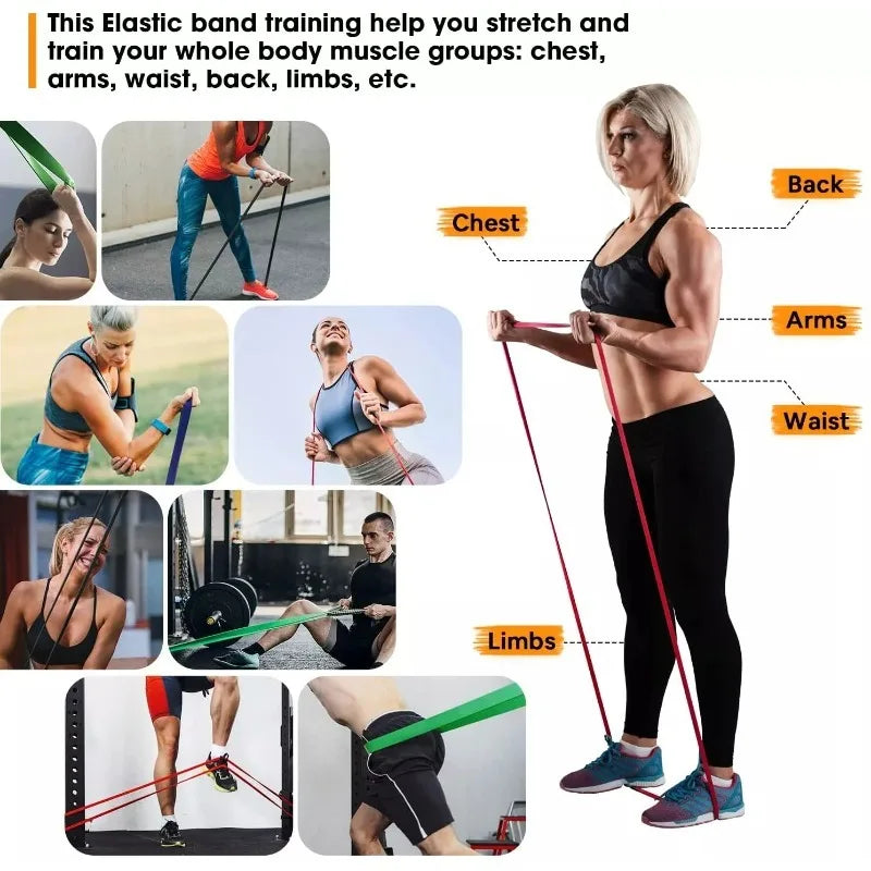Agility Pro 5-120lbs Resistance Band Set ATHLEXES