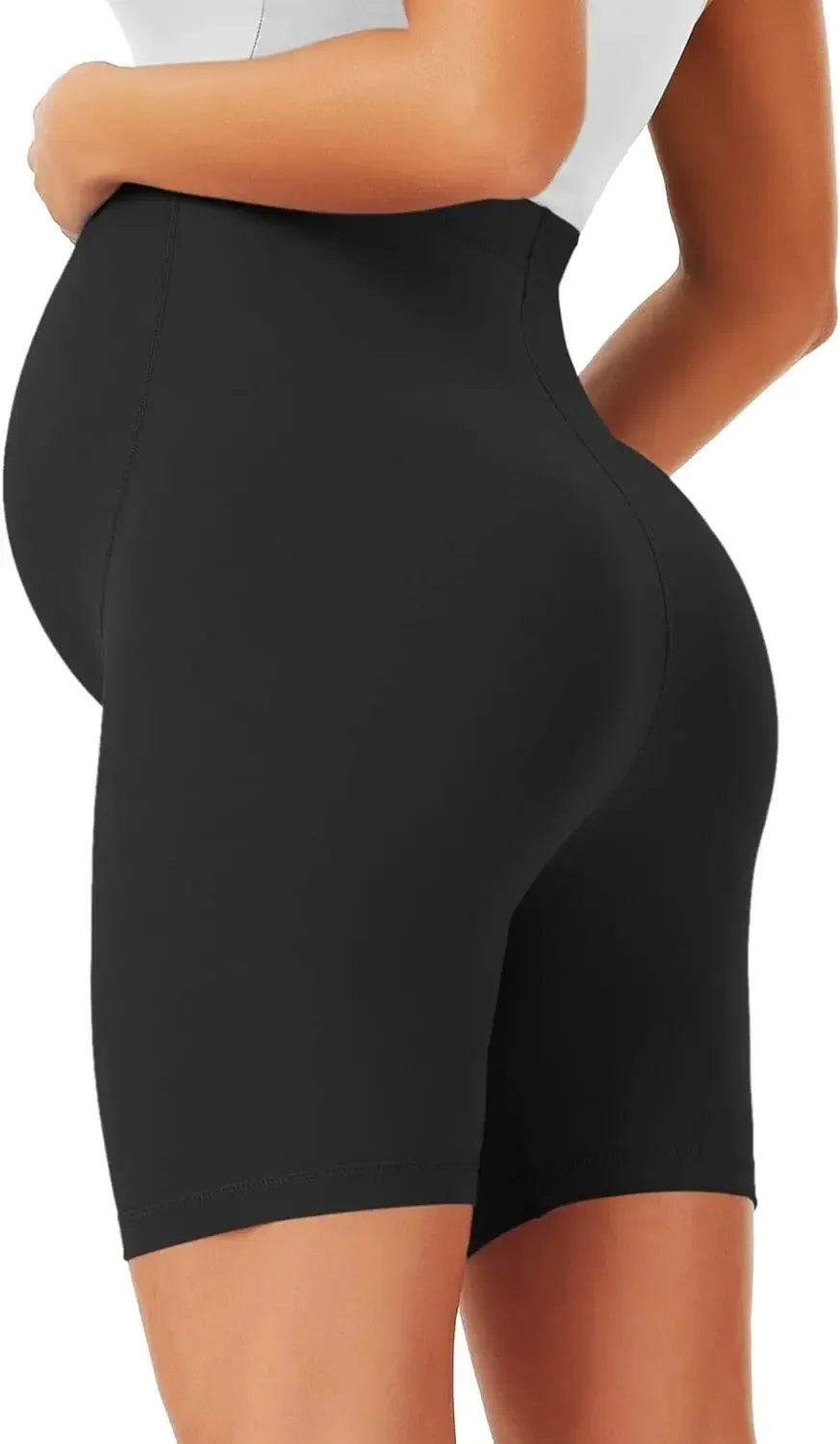 Maternity SlimFit Shark Skin Yoga Shorts ATHLEXES