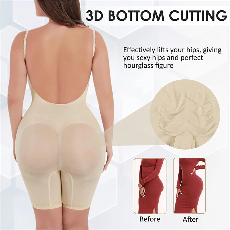 SculptSilhouette Seamless Shapewear Bodysuit ATHLEXES