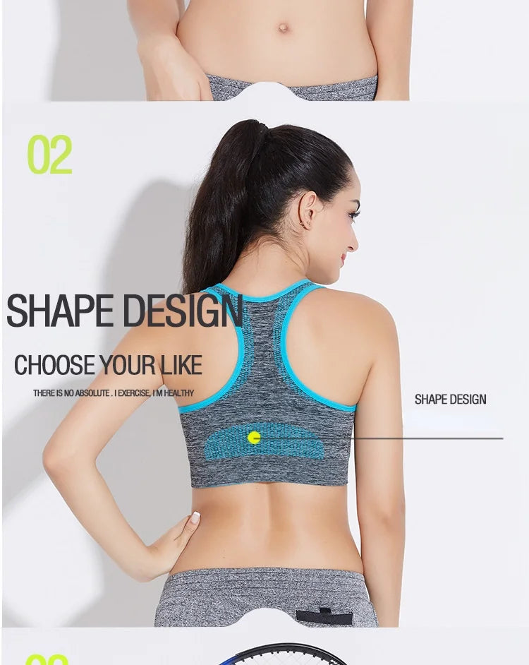 Seamless Support Sports Bra for Active Women ATHLEXES