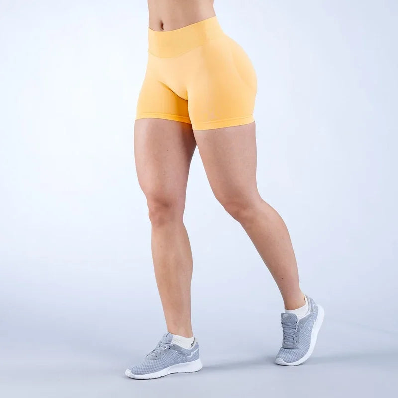 SleekFit Seamless Yoga Shorts for Active Women ATHLEXES
