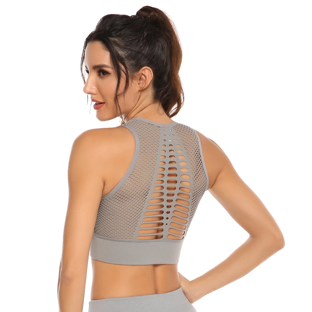 QuickDry Backless Yoga Sports Bra Tank Top ATHLEXES
