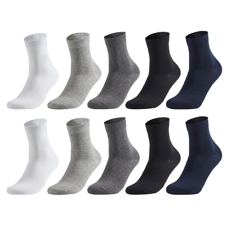 Elite Comfort Cotton Socks for Men - 10 Pairs ATHLEXES