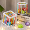 Montessori Shape Sorter Cube â?? Rainbow Blocks for Infants ATHLEXES