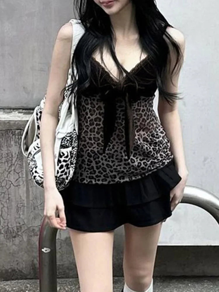 Vintage Lace Bow Crop Top ATHLEXES
