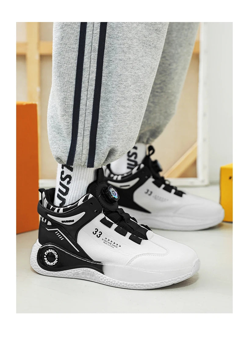 Comfy Rotating Buckle Mens Sneakers for Outdoor Adventures ATHLEXES
