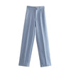Chic High Waist Straight Leg Office Pants ATHLEXES
