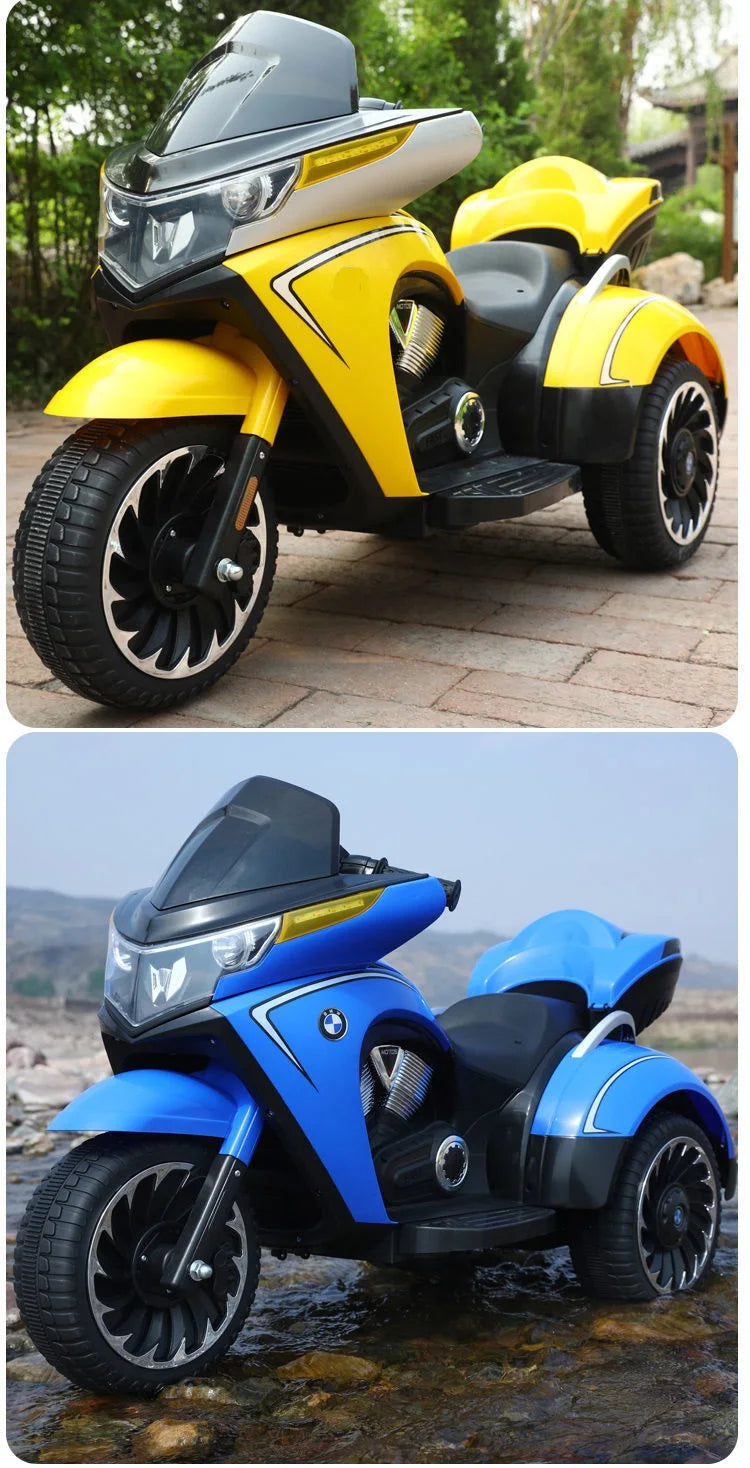 Kids Electric Trike with Key Start for 3-12 Years Old ATHLEXES