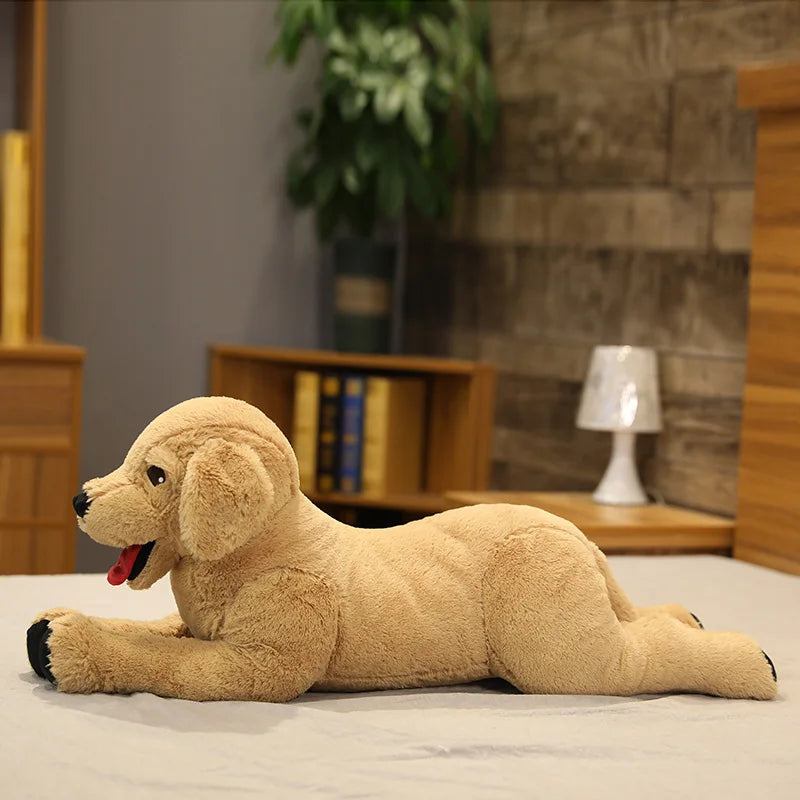 Lifelike Plush Labrador Dog Toy for Kids ATHLEXES