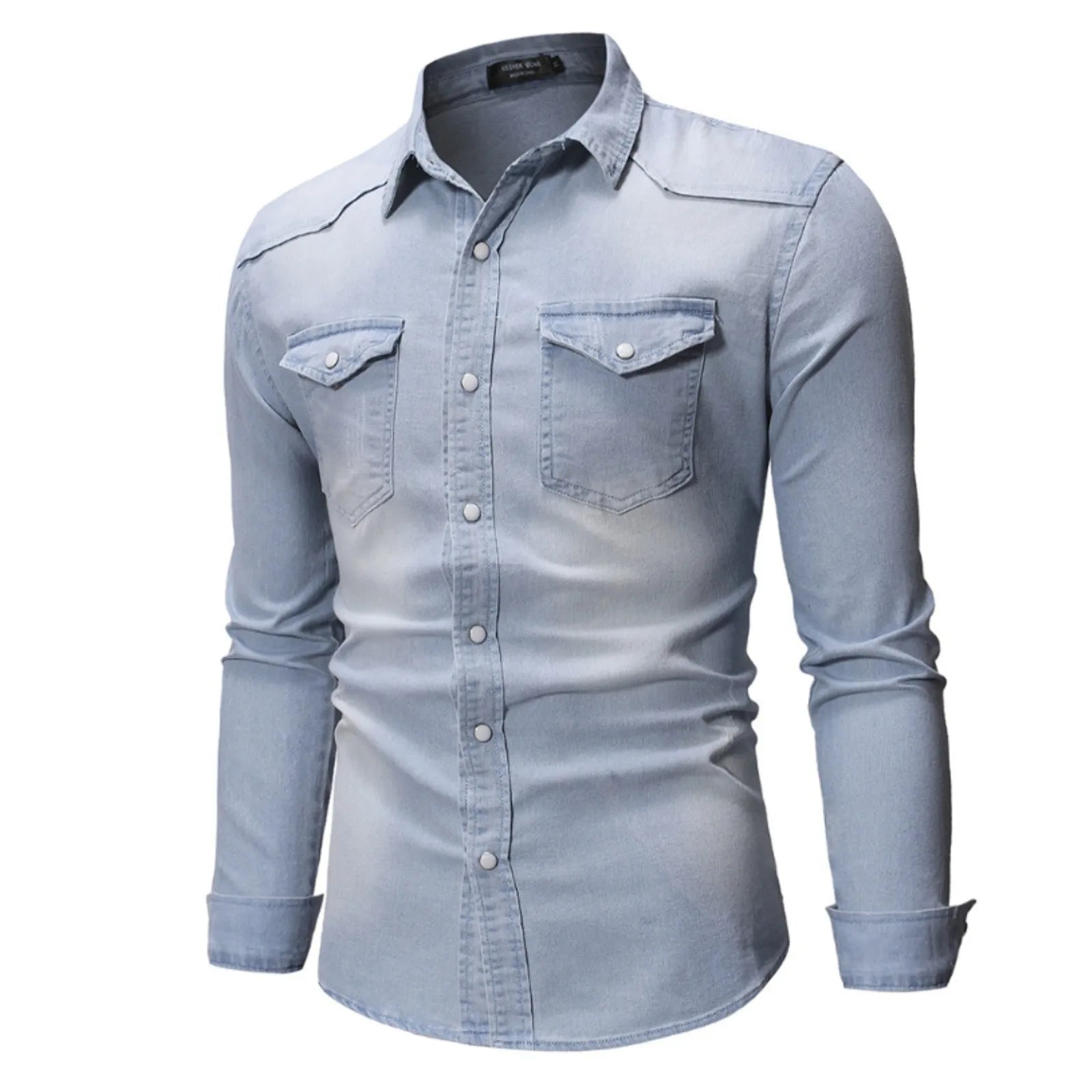 AutumnBlend Casual Denim Lapel Shirt ATHLEXES