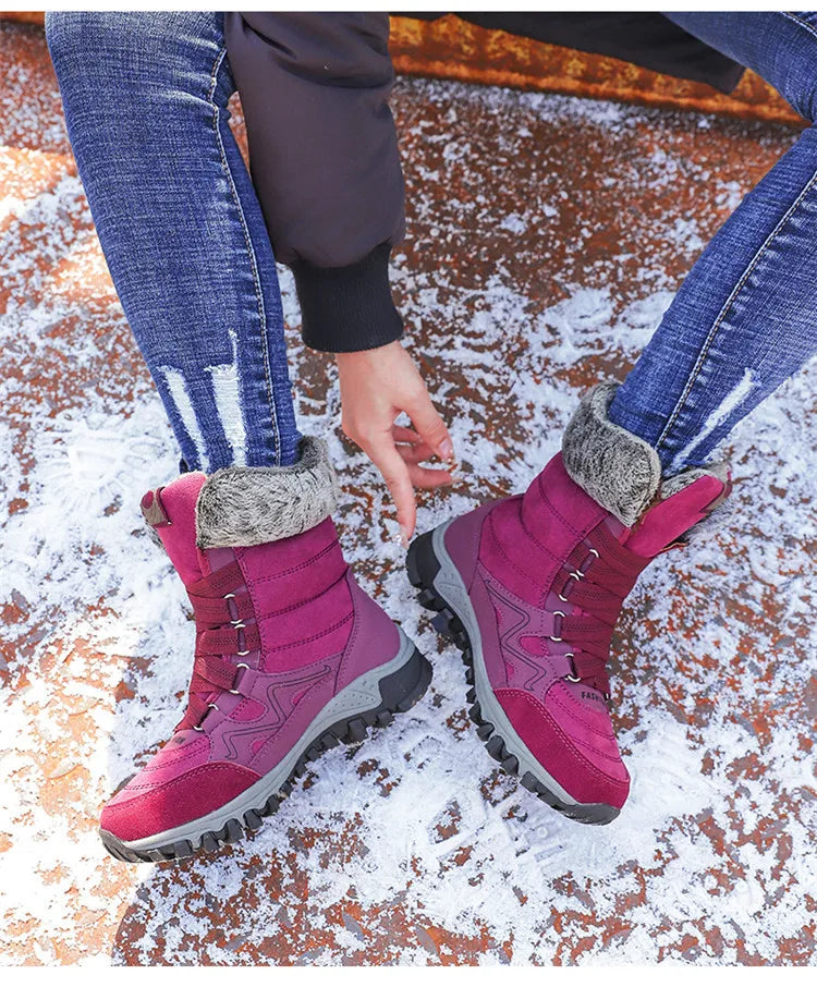 PlushWarm Waterproof Women's Snow Ankle Boots ATHLEXES