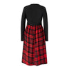 Chic Maternity Plaid Nursing Dress ATHLEXES
