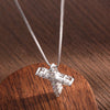 Moissanite Luxe Cross Pendant Necklace ATHLEXES