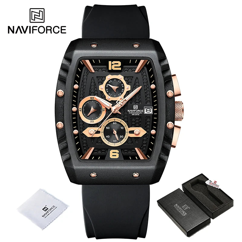 NAVIFORCE NF8025 Waterproof Sport Chronograph Watch ATHLEXES