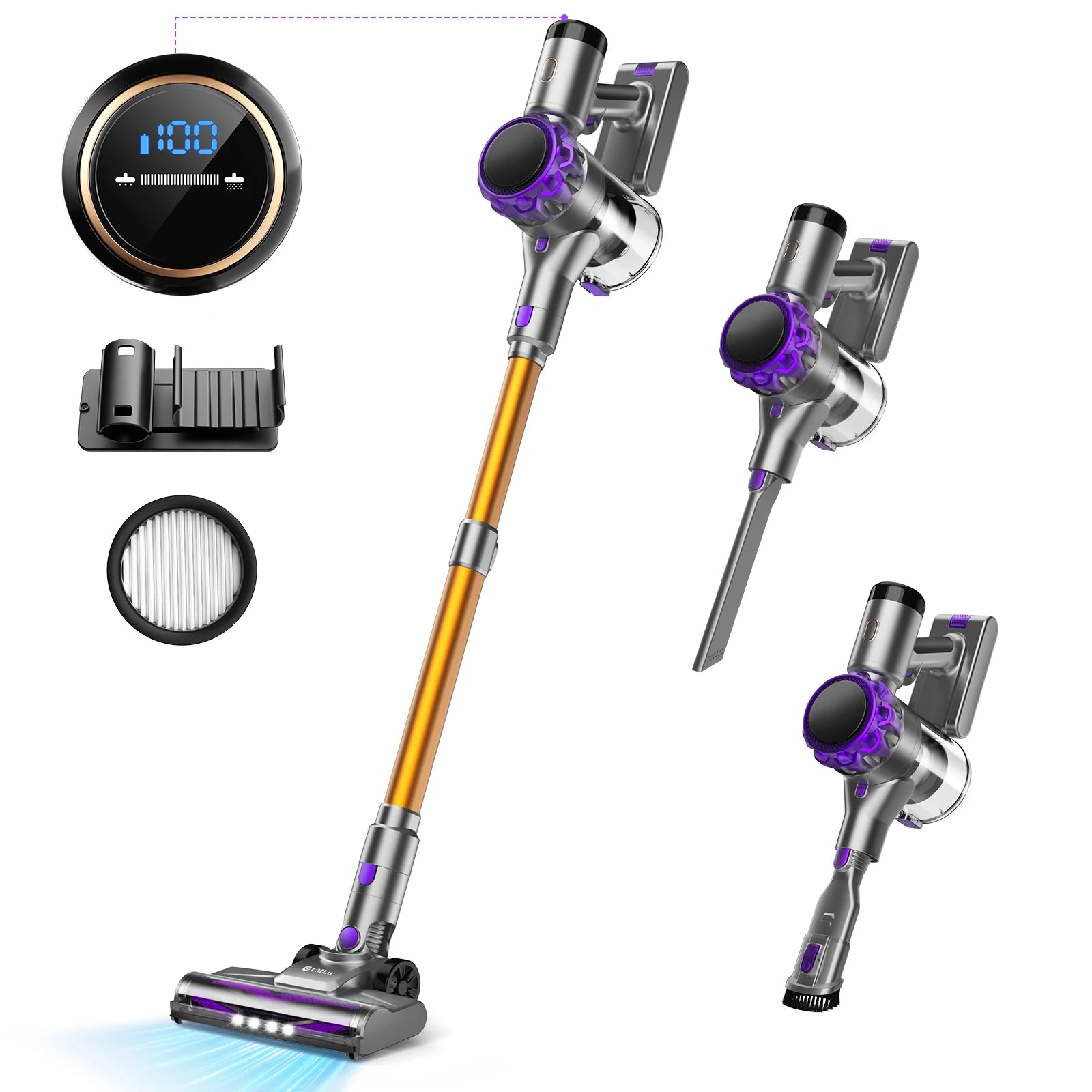 YISORA Ultra Power Cordless Vacuum Cleaner ATHLEXES