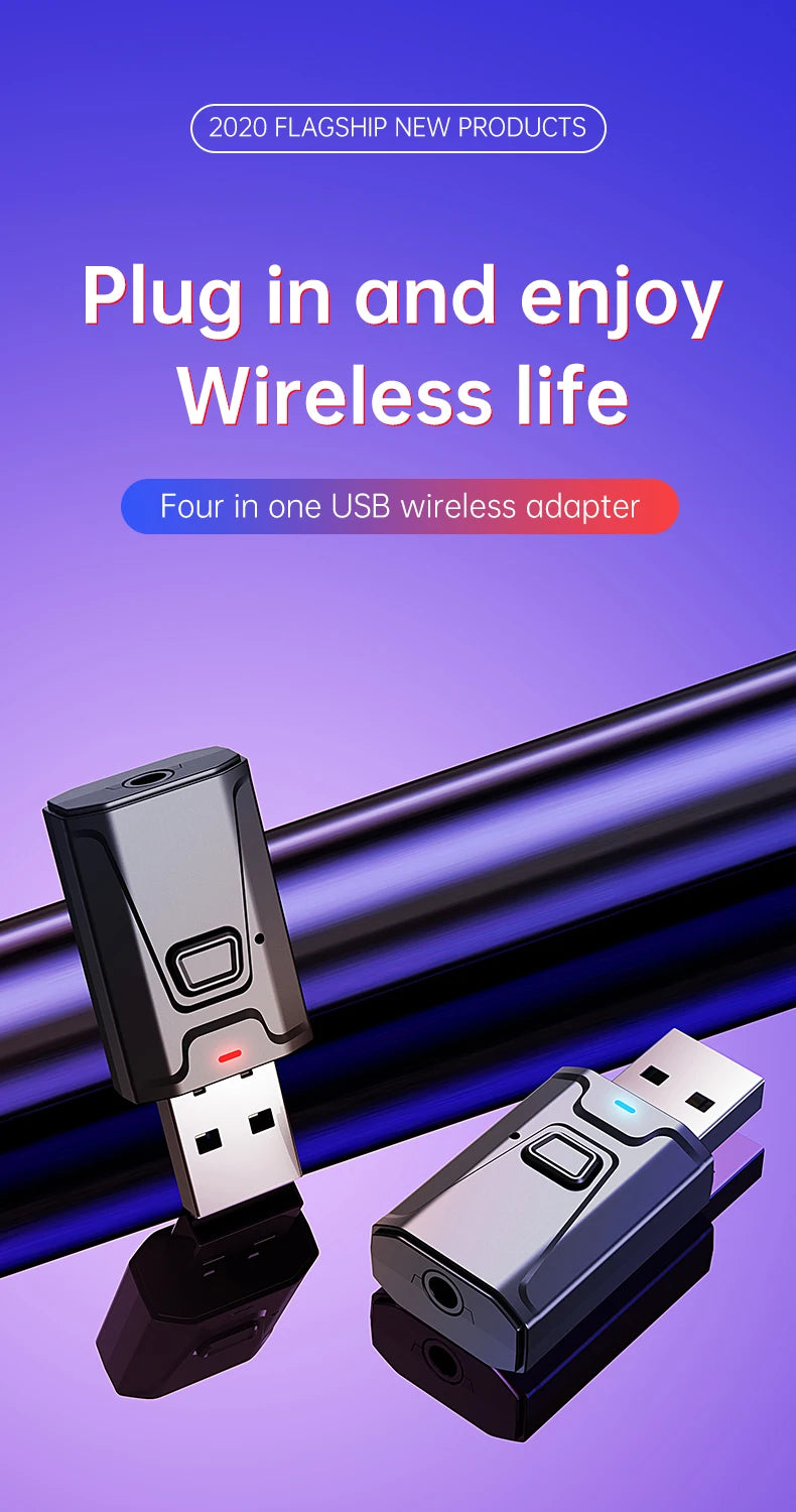 Opansten Bluetooth 5.0 Audio Adapter Dongle ATHLEXES