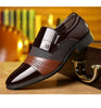 Classic Black Pointed Toe Leather Loafers for Men ATHLEXES