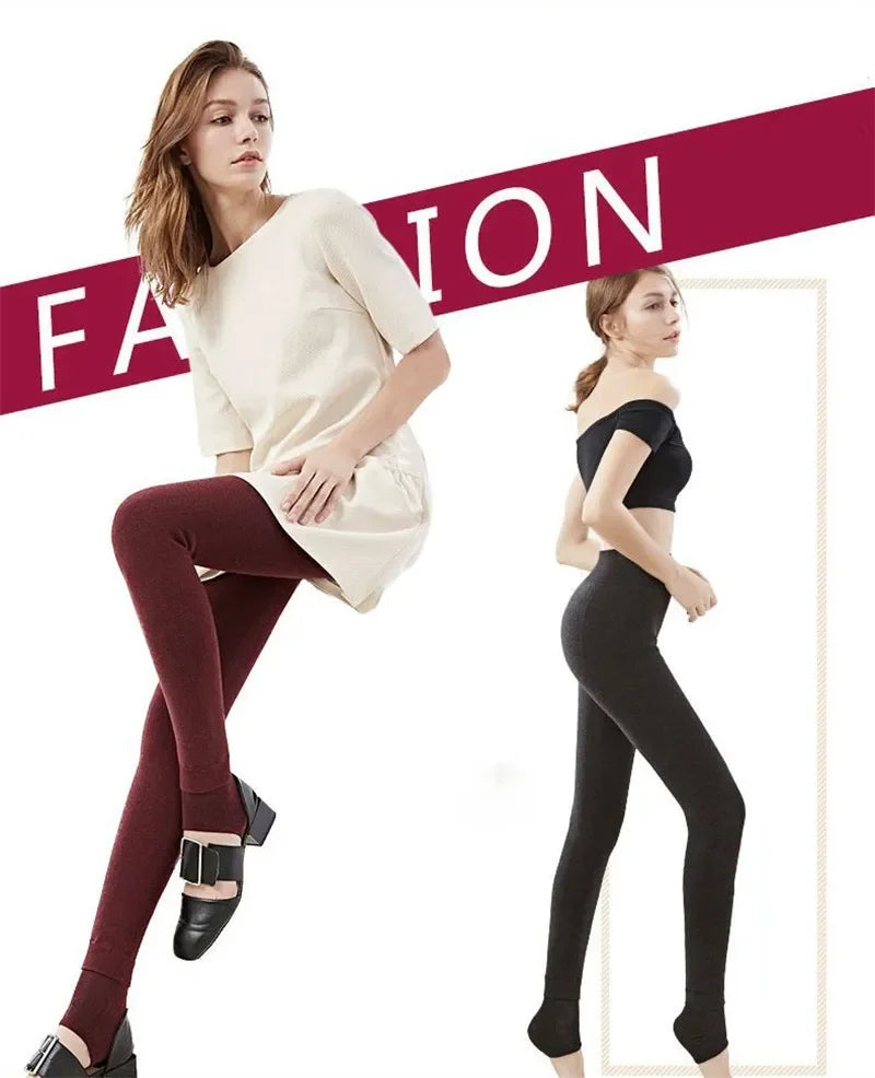 Velvet Luxe High Waist Winter Leggings for Women ATHLEXES