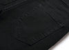 Urban Edge Black Ripped Skinny Biker Jeans ATHLEXES