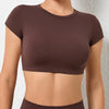BreezeFit Backless Yoga Crop Top for Women ATHLEXES