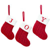 Festive Knitted Christmas Letter Stockings 2024 ATHLEXES
