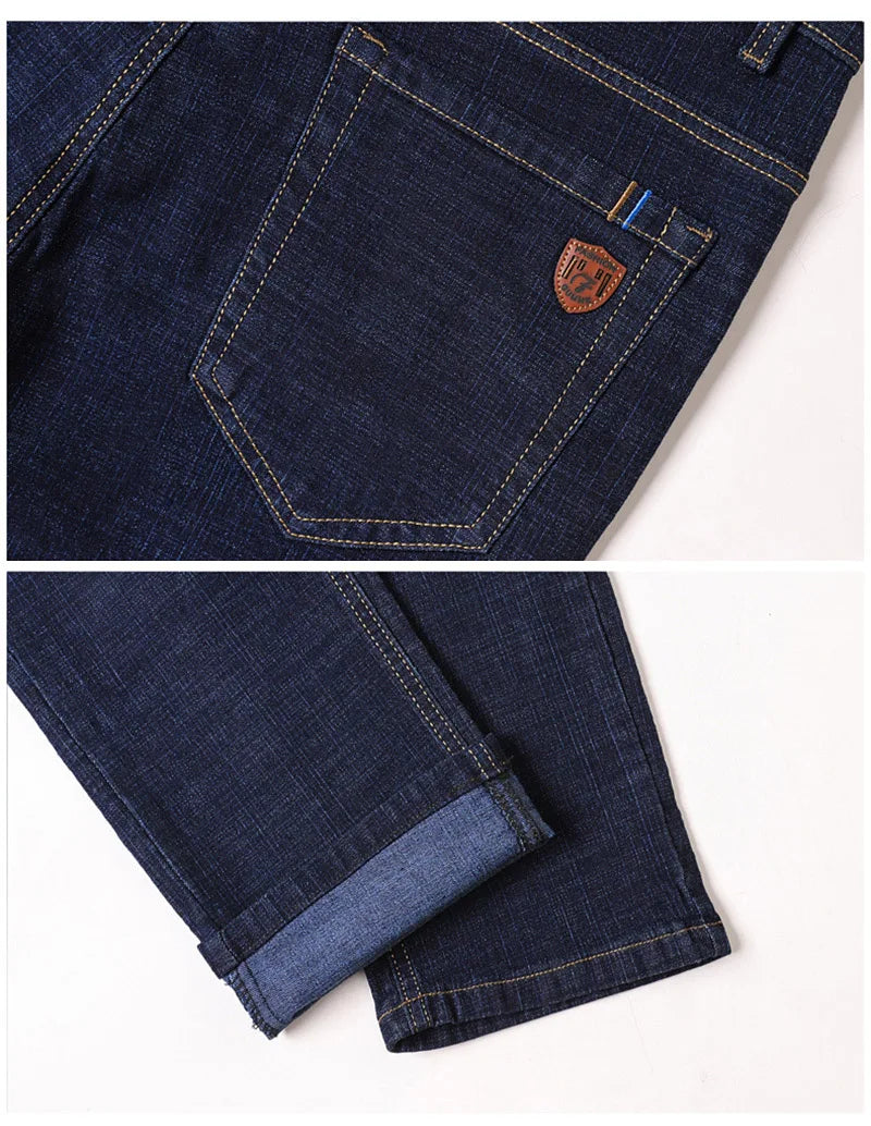 2024 Elite Stretch Loose Fit Denim Trousers for Men ATHLEXES