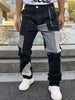 Trendy Men's Wide Leg Checkered Jeans ATHLEXES