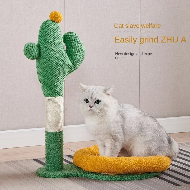 Cat Supplies Pet Cactus Crawler Pet Supplies Nest Cat Scratch Board Tree Spacecraft Cat Tree Tower Furniture ATHLEXES