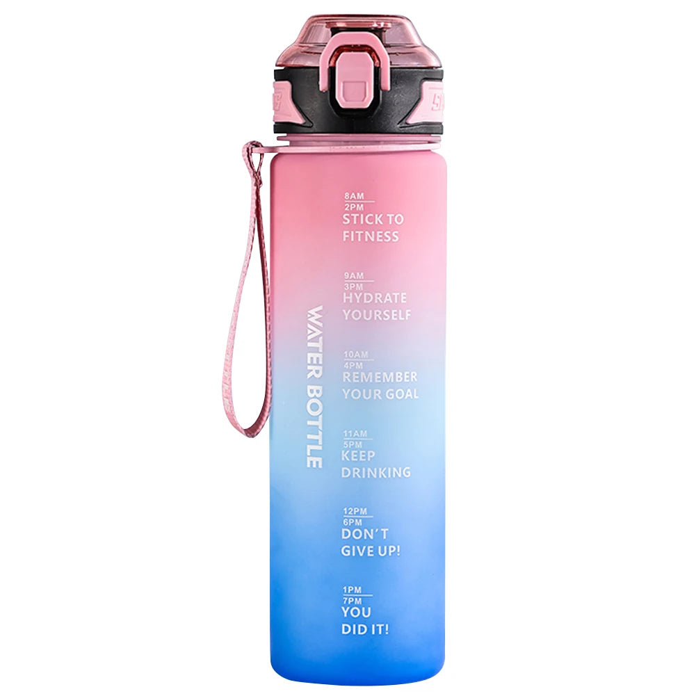 HydraMark 1L Gradient Time-Marker Water Bottle ATHLEXES