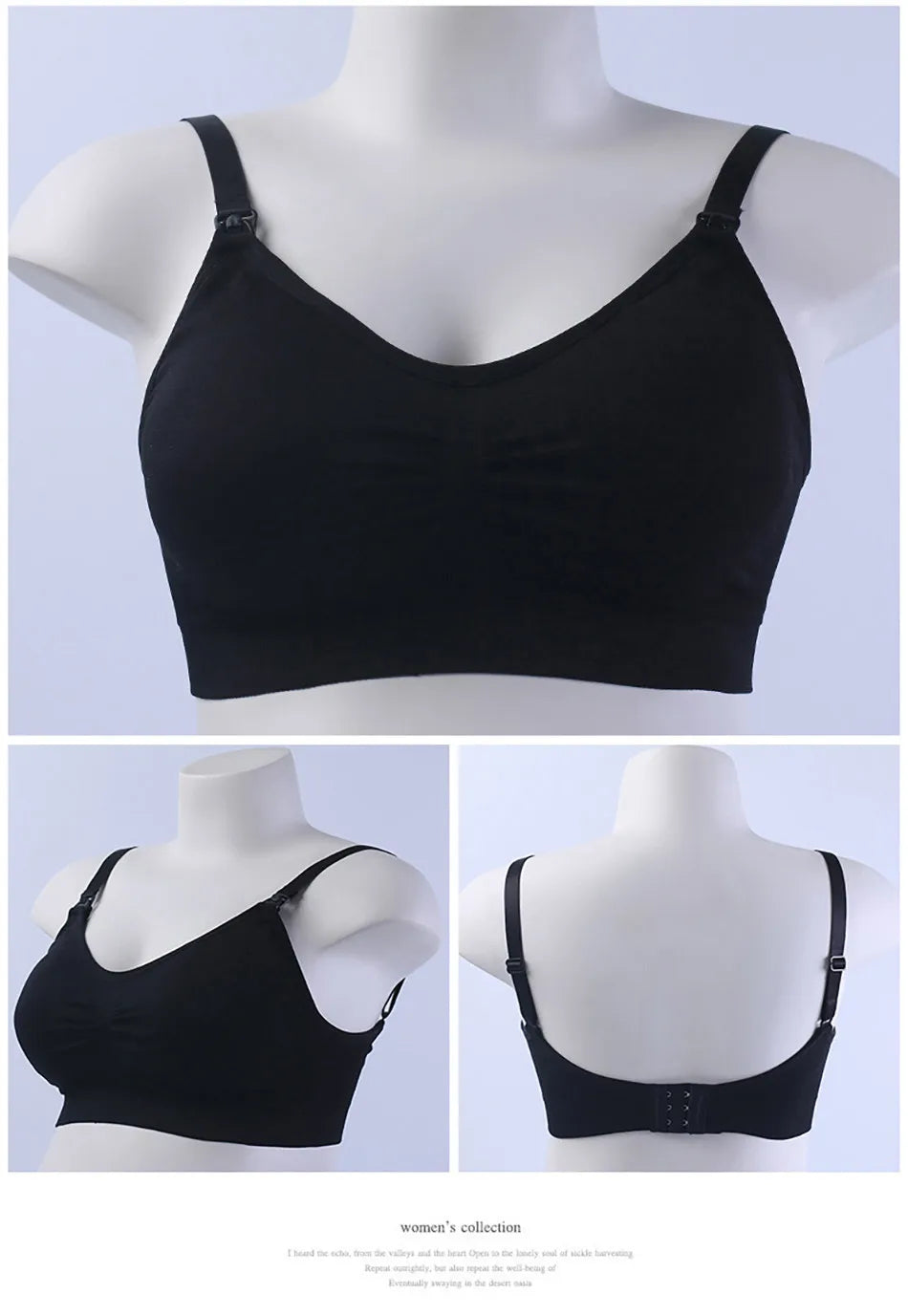 ComfortEase Wireless Nursing Bralette ATHLEXES