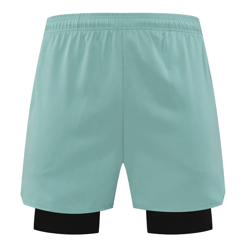 QuickDry 2-in-1 Zippered Gym Shorts for Men ATHLEXES