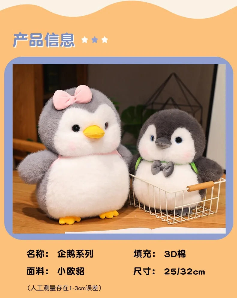Charming Penguin Plush Doll for Home Decor ATHLEXES