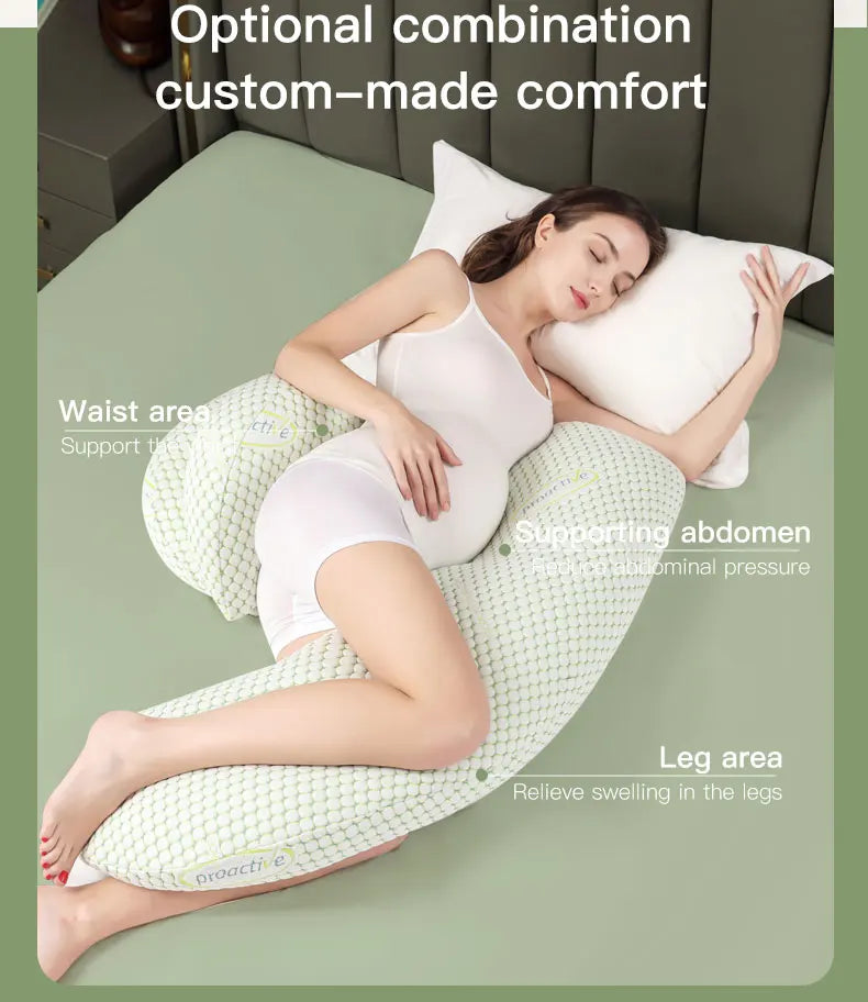 ComfortNest Multi-Functional Pregnancy Pillow ATHLEXES