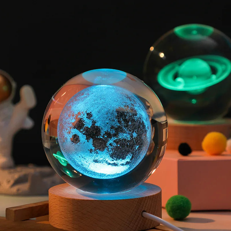 Galactic Crystal Sphere Solar System Home Décor ATHLEXES