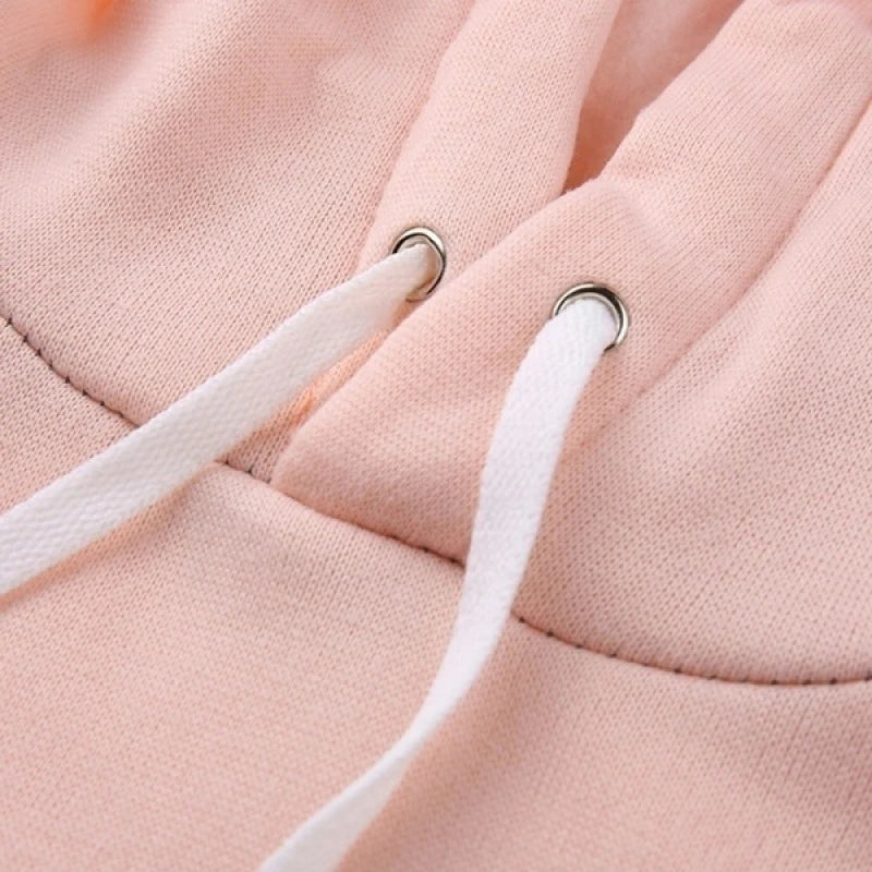 Tricolor Chic Women's Graphic Hoodie Sweatshirt ATHLEXES