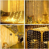 FairyGlow 3M LED Curtain String Lights USB Decor ATHLEXES